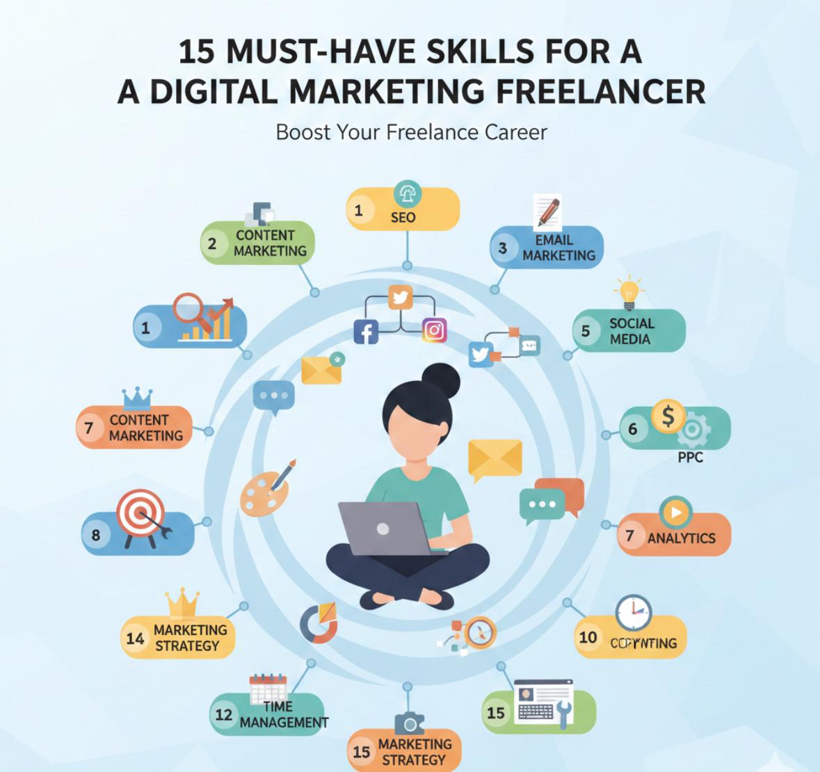 15 Must Have Digital Marketing Freelancer Skills for Success